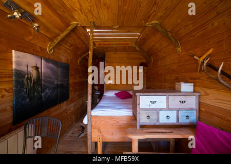 Hobbit House, La Roche Bellin insolite Alloggio, Indre-et-Loire reparto, la Valle della Loira, in Francia, in Europa Foto Stock