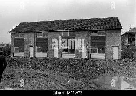 Urban e il paese in bianco e nero e whiites Foto Stock