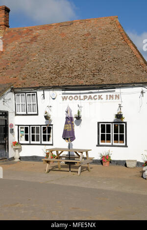 Woolpack Inn, vicino la segale, east sussex, Regno Unito Foto Stock