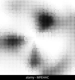 Abstract Texture di mezzitoni. Vector nero e sfondo bianco Illustrazione Vettoriale