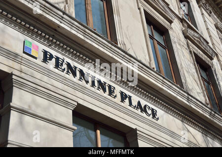 Pennine posto serviced office sviluppo di Charing Cross Road, Londra, Regno Unito. Foto Stock