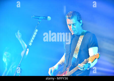 Bush esibirsi in concerto al Fillmore Miami Beach, Stati Uniti. Dotato di: Gavin Rossdale dove: Miami Beach, Florida, Stati Uniti quando: 25 Mar 2018 Credit: Fotografia JLN/WENN.com Foto Stock