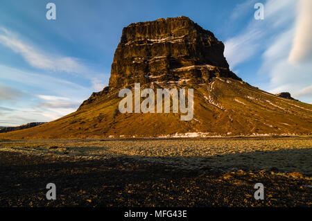 Lómagnúpur, Fljótshverfi Foto Stock