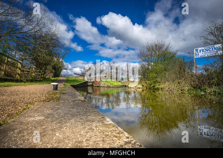 Il Chesterfield Canal Foto Stock