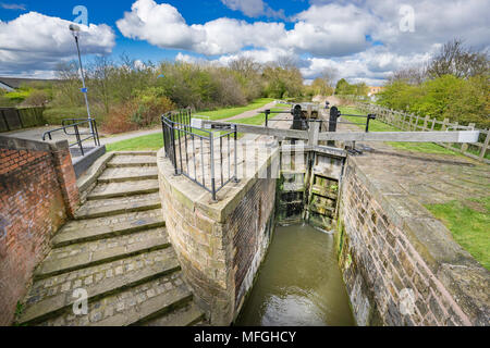 Il Chesterfield Canal Foto Stock