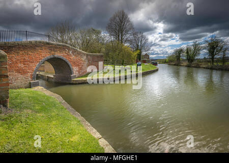 Il Chesterfield Canal Foto Stock