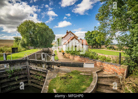 Chesterfield Canal a Gringley sulla collina Foto Stock