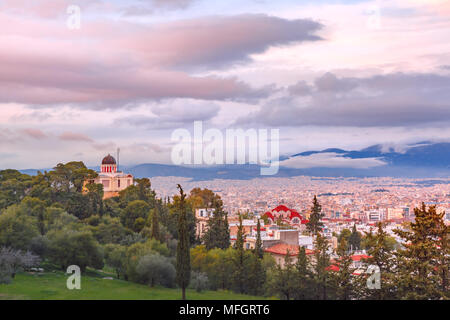 Chiesa di Santa Marina in Thissio a Atene, Grecia Foto Stock