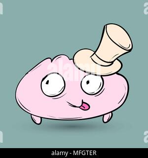 Funny monster. Adatto per bambini storie e racconti. Illustrazione Vettoriale Illustrazione Vettoriale