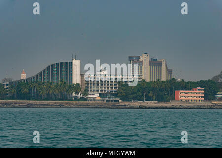 Skyline di Conakry, Repubblica di Guinea, Africa occidentale, Africa Foto Stock