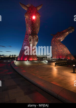 Il Kelpies Foto Stock