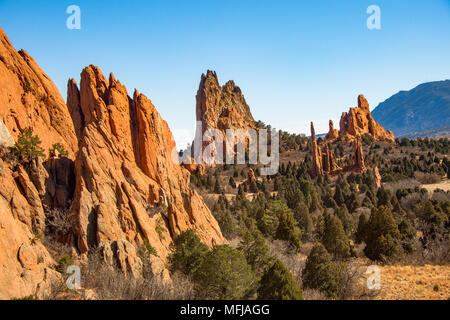 Cattedrale Valle presso il Giardino degli Dei in Colorado Springs, Colorado, STATI UNITI D'AMERICA Foto Stock