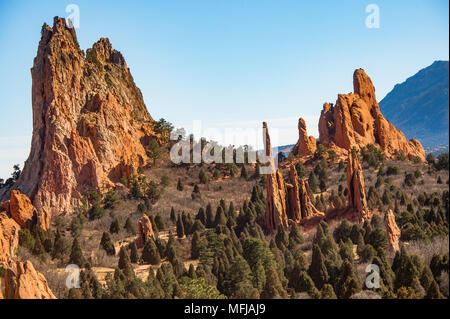 Cattedrale Valle presso il Giardino degli Dei in Colorado Springs, Colorado, STATI UNITI D'AMERICA Foto Stock