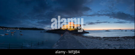 Fort Grey in Guernsey, Isole del Canale, Regno Unito, Europa Foto Stock