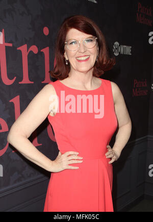 Hollywood, CA. Xxv Aprile, 2018. Kate Flannery, a Showtime Patrick Melrose Premiere al Linwood Dunn Theatre in Hollywood, la California il 25 aprile 2018. Credito: Faye/Alamy Live News Foto Stock