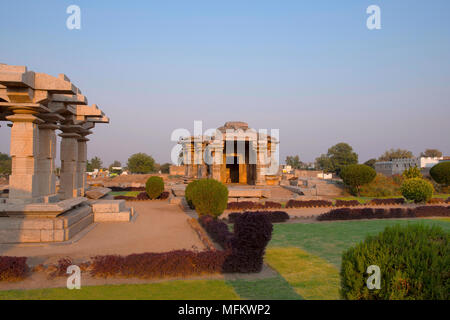 Mahadeva tempio, Itgi, nello stato di Karnataka, India Foto Stock