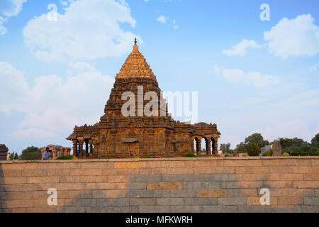 Mahadeva tempio, Itgi, nello stato di Karnataka, India Foto Stock