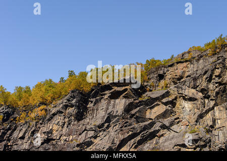 La natura delle montagne della Norvegia Foto Stock