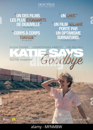 Katie dice addio USA Direttore : Wayne Roberts Olivia Cooke Affiche (Fr) Foto Stock