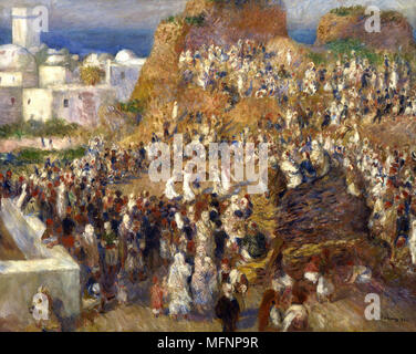 La moschea" (Arab Holiday) 1881: Pierre August Renoir (1841-1919), pittore francese . Olio su tela. Foto Stock