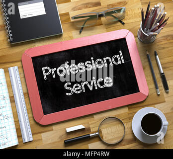 Professional Service sulla lavagna di piccole dimensioni. 3d Foto Stock