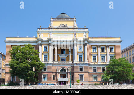 La Facoltà di Giurisprudenza edificio dell'Università di Sarajevo, a Sarajevo, Bosnia ed Erzegovina Foto Stock