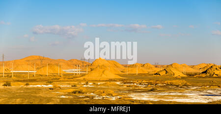 Vista di un deserto in Iran centrale Foto Stock