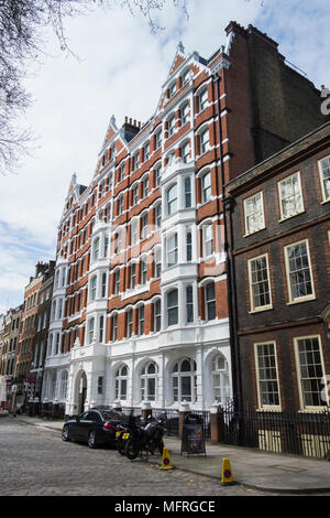 La facciata della Malmaison Hotel, Charterhouse Square, London EC1, Regno Unito Foto Stock