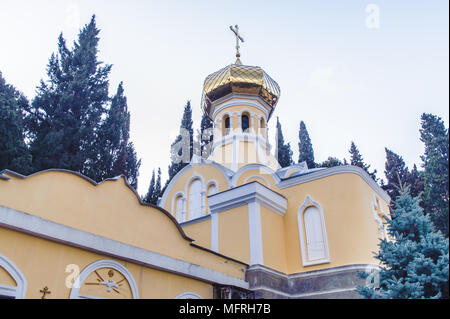 Cattedrale di Alexander Nevski, Yalta, Ucraina. Foto Stock