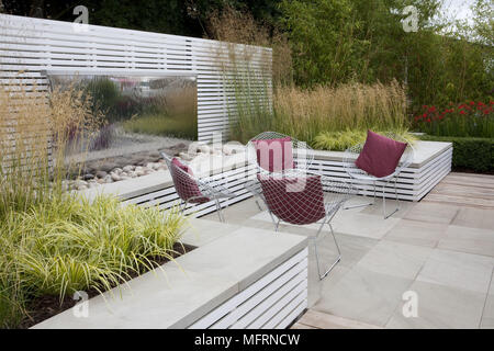 Giardino moderno al TATTON PARK FLOWER SHOW Foto Stock