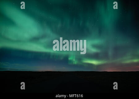 Aurora Boreale aka luci del nord Foto Stock