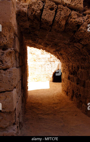 Entro Othello's torre la cittadella. FAMAGUSTA CIPRO DEL NORD. Foto Stock