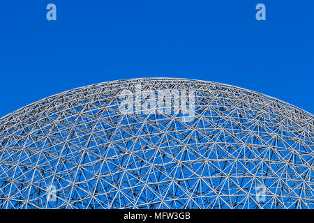 Cupola geodetica creato da architech Buckmister completo per l'Expo 67 a Montreal, Canada. Foto Stock