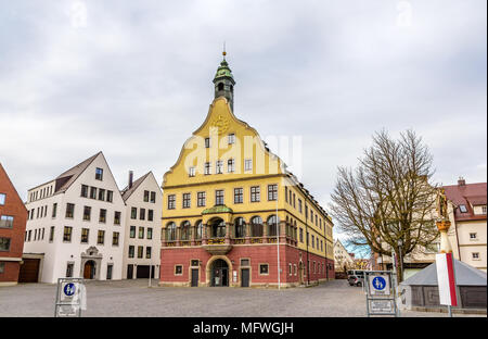 Biblioteca pubblica nel centro della città di Ulm - Germania Foto Stock