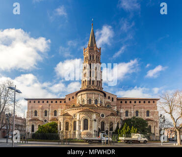 Basilica di San Sernin a Tolosa, Francia Foto Stock