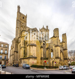 Vista della cattedrale di Narbonne - Francia Foto Stock