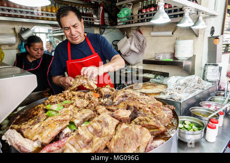 Città del Messico, messicano, ispanico latino latino latino etnico, centro storico, Calle Bolivar, Taqueria Los Cocuyos, ristorante ristoranti cibo da pranzo Foto Stock