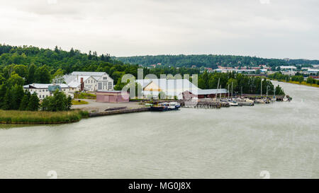 Posto vicino a Turku, una città sulla costa sud ovest della Finlandia alla foce del fiume Aura, Finlanda Foto Stock