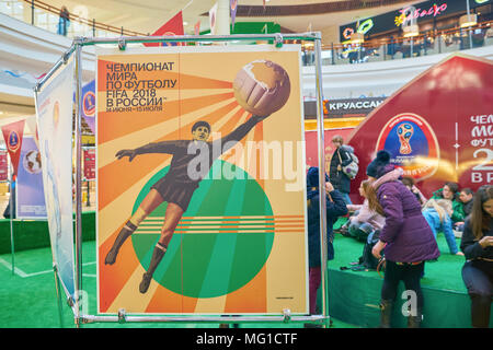 KALININGRAD, RUSSIA - circa marzo, 2018: installazione in Europa centro commerciale nella regione di Kaliningrad. Foto Stock