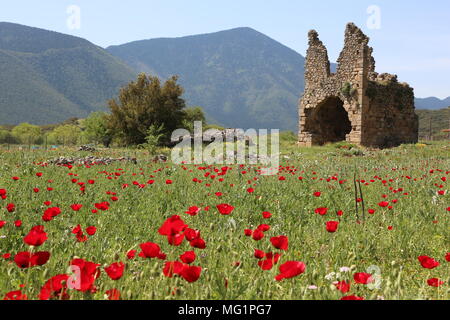 Monastero di Zaraka, Grecia, Korinthia Foto Stock