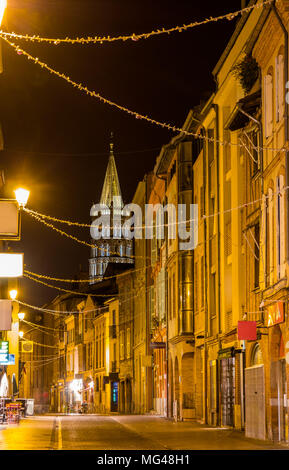 Una strada di Tolosa città vecchia - Francia, Midi-Pirenei Foto Stock