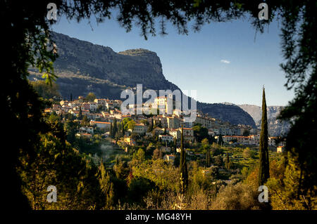 Le Bar sur Loup e Gourdon nel sud della Francia Foto Stock