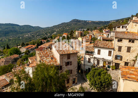 Le Bar sur Loup e Gourdon nel sud della Francia Foto Stock