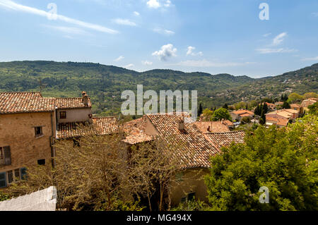 Le Bar sur Loup e Gourdon nel sud della Francia Foto Stock