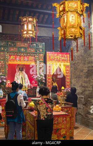 Pak Tai tempio, Wan Chai, Isola di Hong Kong, Hong Kong Foto Stock