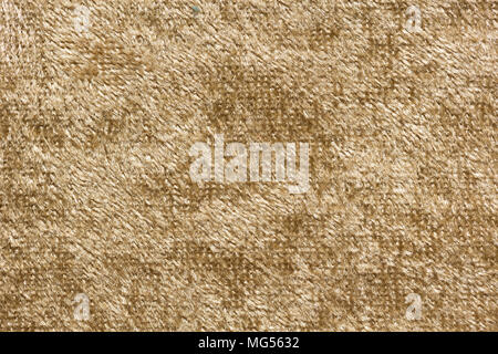 Tessuto morbido sfondo in colore beige. Foto ad alta risoluzione. Foto Stock