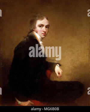 Sir Thomas Lawrence, autoritratto, 1788. Sir Thomas Lawrence (1769 - 1830) Inglese pittore ritratto Foto Stock