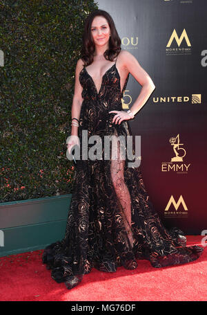 27 aprile 2018 - Pasadena, CA, Stati Uniti - 27 aprile 2018 - Pasadena, California - Jade Harlow. 45° Annual Daytime Creative Arts Emmys Awards tenutosi presso il Pasadena Civic Center. Credito fotografico: Birdie Thompson/AdMedia Foto Stock