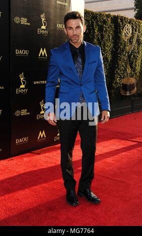 Pasadena, CA. 27 apr, 2018. Alison McDonald presso gli arrivi per il quarantacinquesimo giorno annuale Creative Arts Emmy Awards, Pasadena Civic Center, Pasadena, CA 27 aprile 2018. Credito: Elizabeth Goodenough/Everett raccolta/Alamy Live News Foto Stock