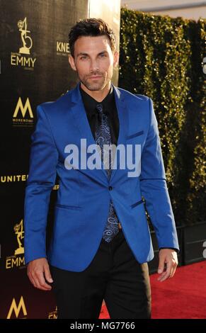 Pasadena, CA. 27 apr, 2018. Alison McDonald presso gli arrivi per il quarantacinquesimo giorno annuale Creative Arts Emmy Awards, Pasadena Civic Center, Pasadena, CA 27 aprile 2018. Credito: Elizabeth Goodenough/Everett raccolta/Alamy Live News Foto Stock